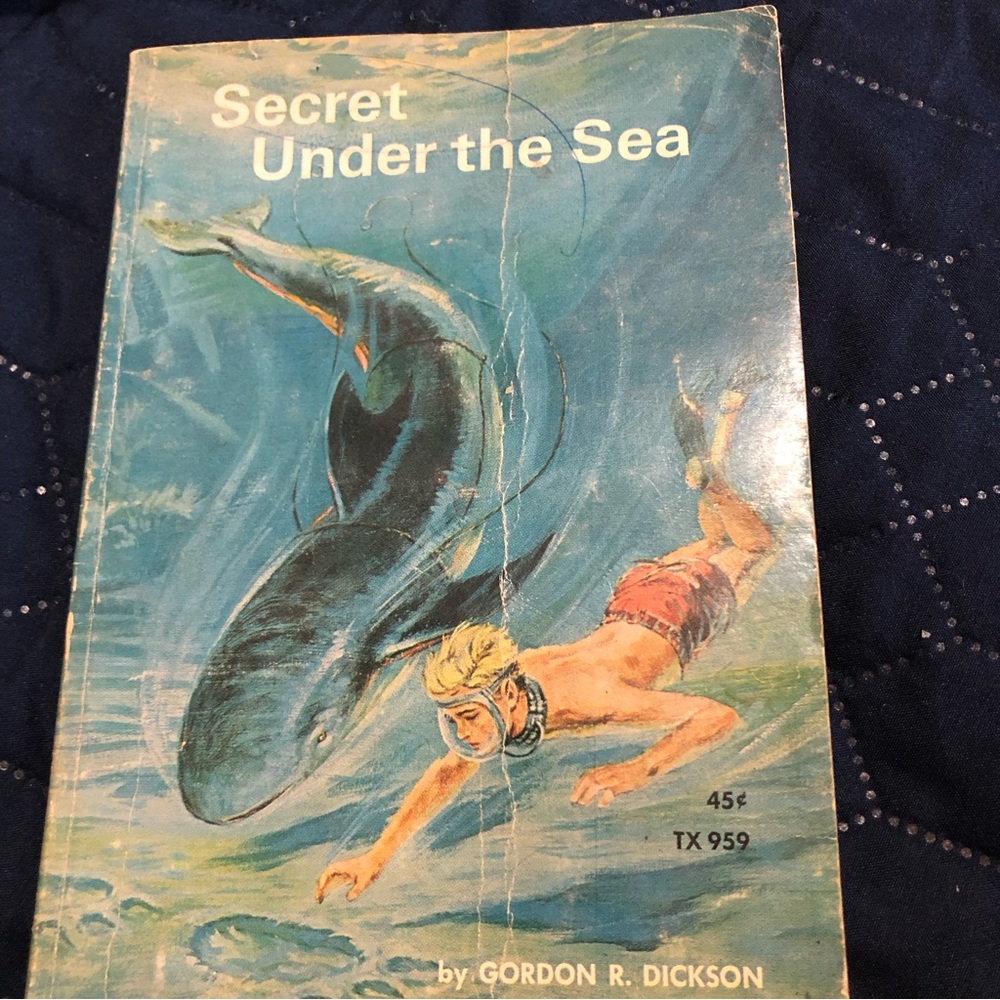 1960 Paperback Secret Under The Sea